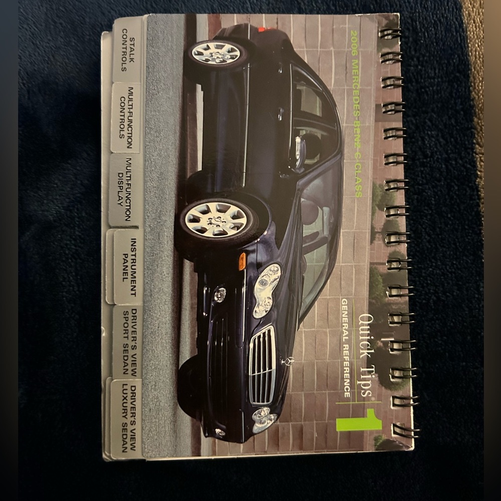 Mercedes Benz 2006 C class quick tips manual